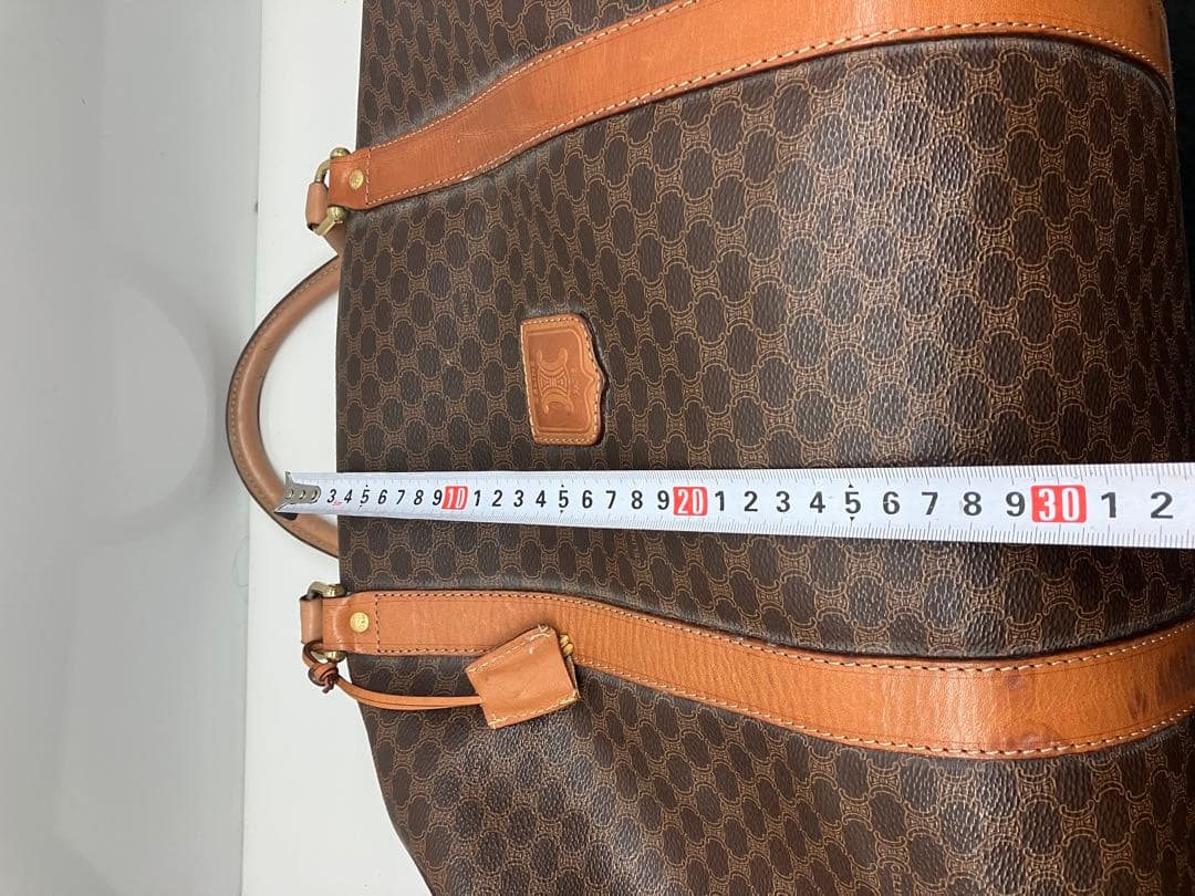 【CELINE】セリーヌ ボストンバッグ PVC レザー 鍵付き 大容量