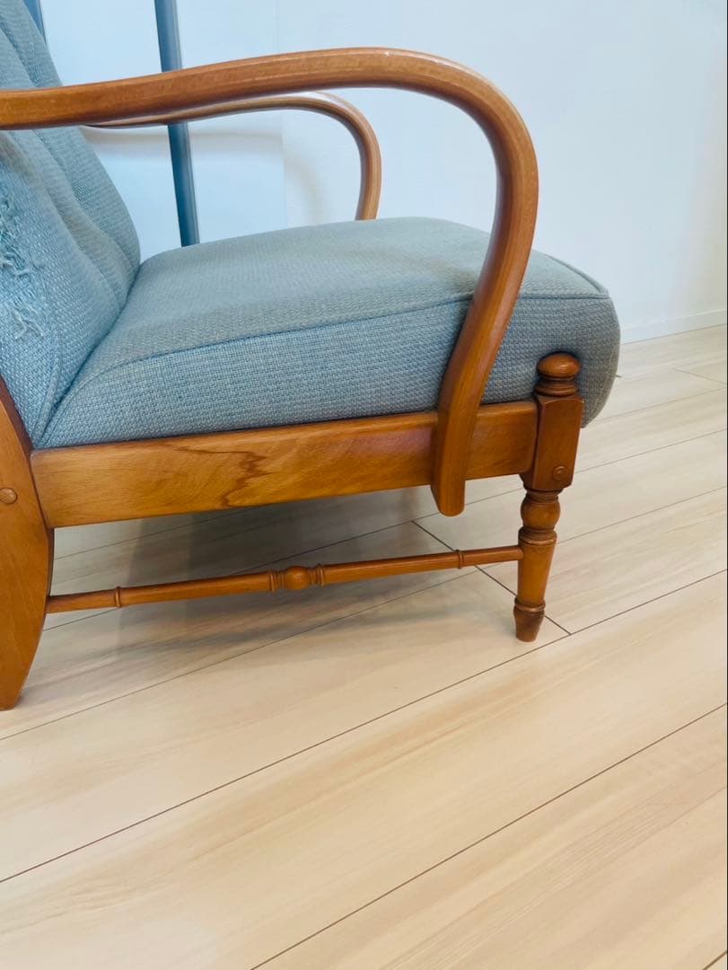 送料込み カリモク コロニアル ダイニングチェア ヴィンテージ品