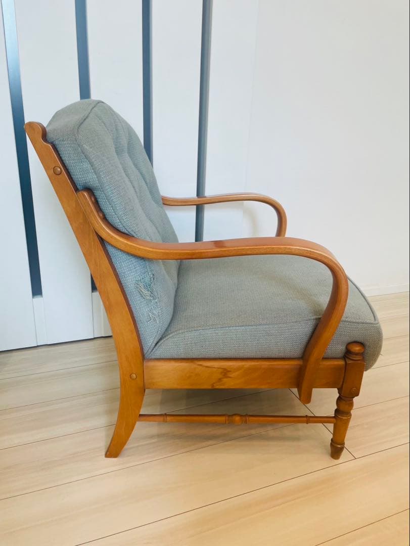 送料込み カリモク コロニアル ダイニングチェア ヴィンテージ品