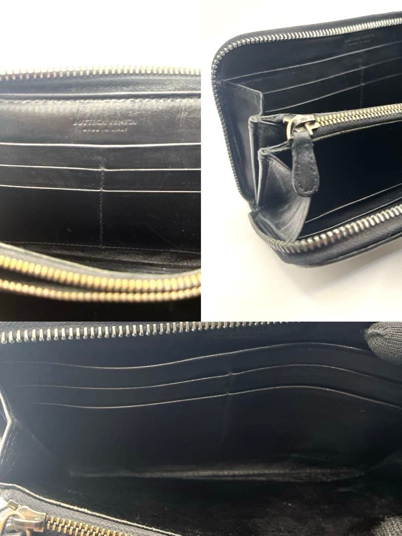 正規品美品✨ ボッテガヴェネタ イントレ ラウンドファスナー ジップ 7121