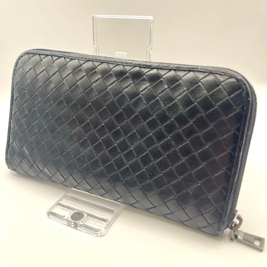 正規品美品✨ ボッテガヴェネタ イントレ ラウンドファスナー ジップ 7121