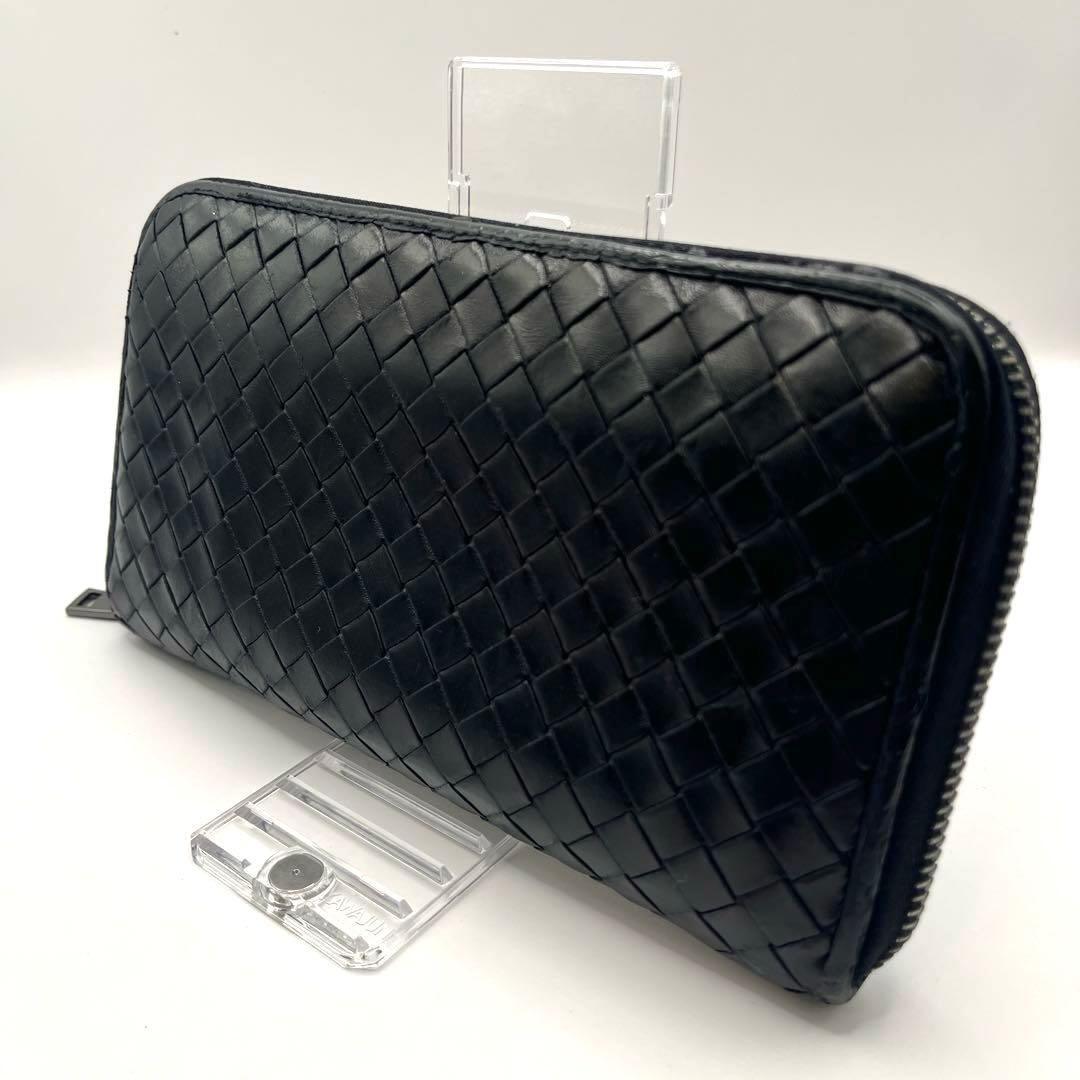 正規品美品✨ ボッテガヴェネタ イントレ ラウンドファスナー ジップ 7121