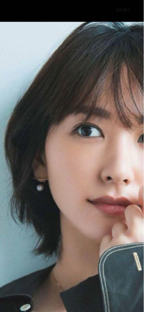 Hirotaka ヒロタカ　片耳　ピアス　パール　ダイヤモンドバー　ゴールド