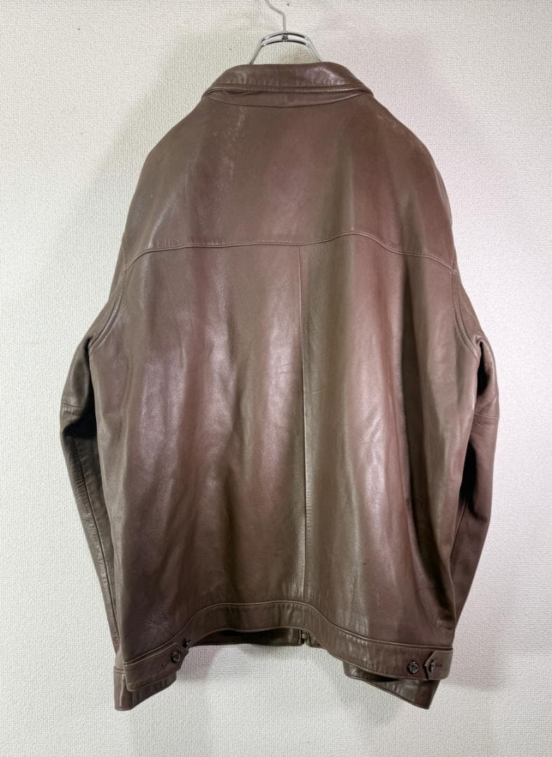 専用 US古着 POLO ラルフローレン 本革 ラムレザー ジャケット ブラウン