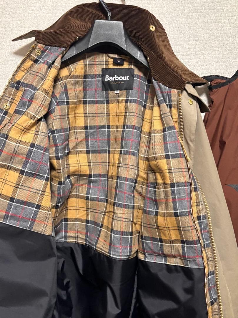 BARBOUR BEDALE オーバーサイズ Sleeve 40 L グレー