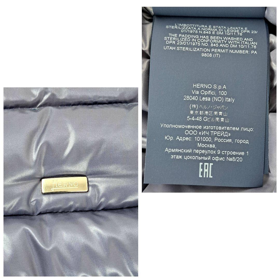 2022AW★HERNO ヘルノリゾート ダウンジャケット 軽量 希少カラー42