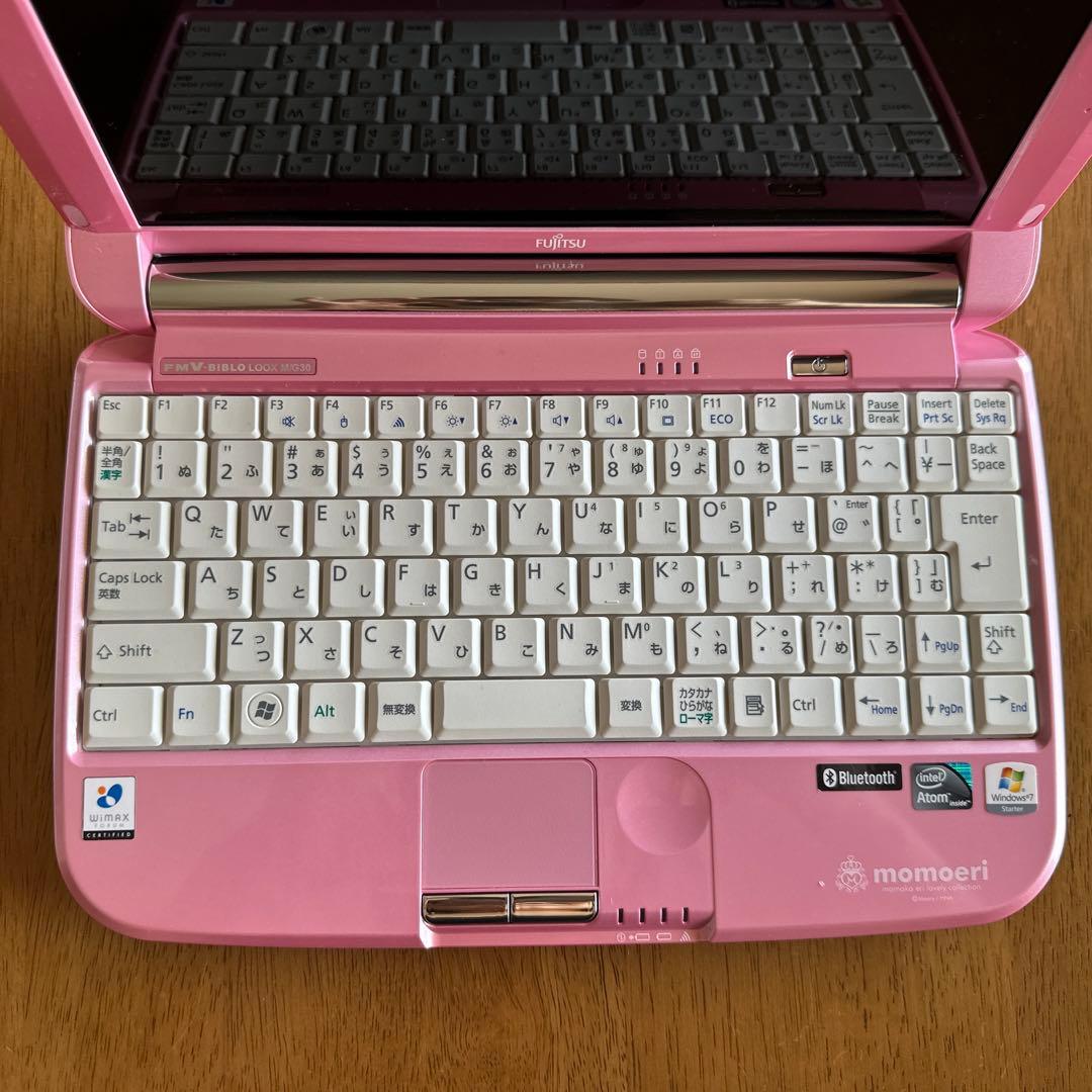 momoeriスペシャルコラボFujitsu ピンク ノートPC ♡ハート模様♡