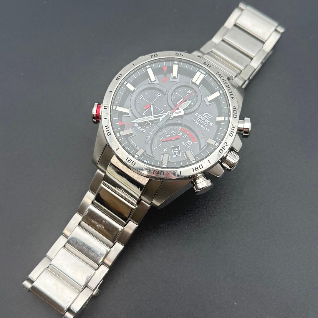 希少/稼働品✨カシオ エディフィス EQB ソーラー Bluetooth メンズ