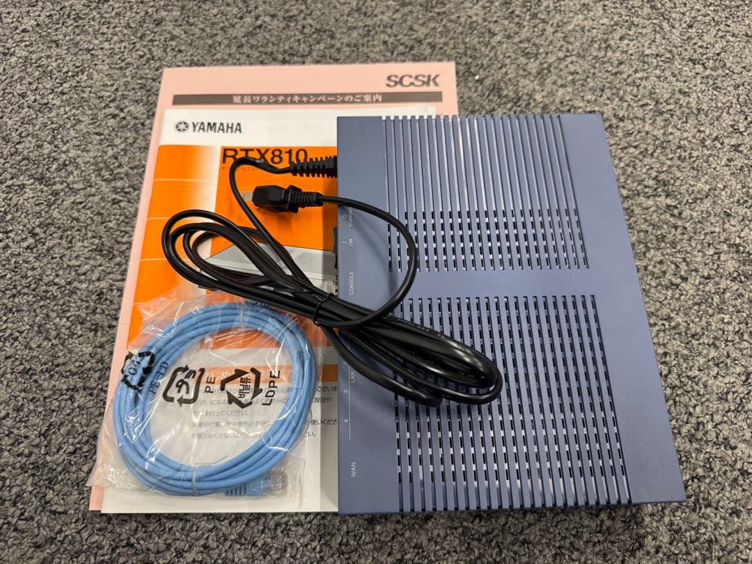 Yamaha RTX810 有線LANルーター 本体