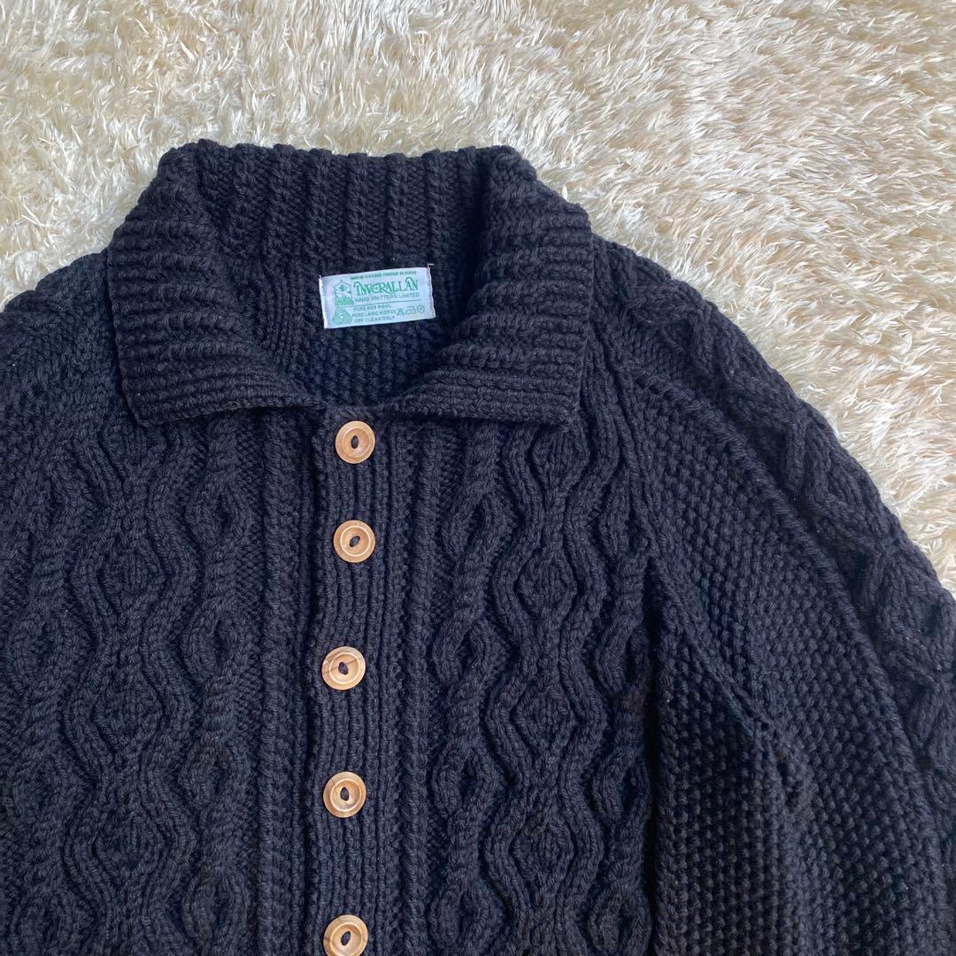 【希少】インバーアラン 3A ブラック 黒 スコットランド製 40 Lサイズ