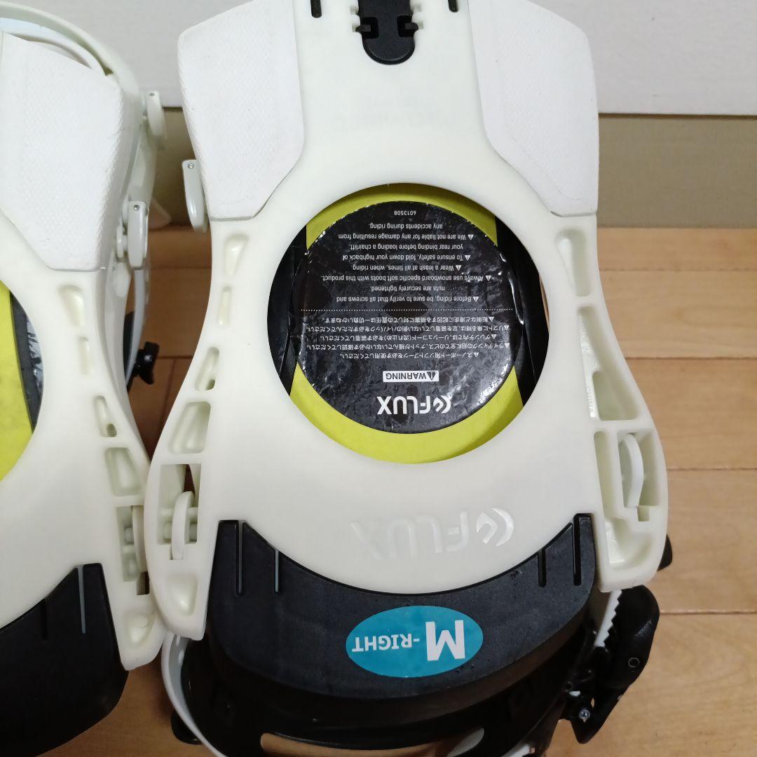 中古　23-24年　FLUX DS ビンディング Mサイズ ホワイト グラトリ