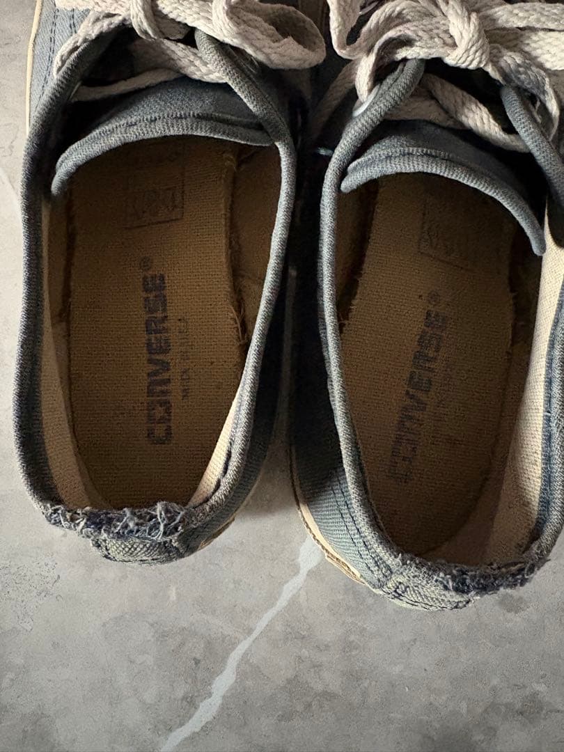 Converse Jack Purcell 青キャンバス USA製