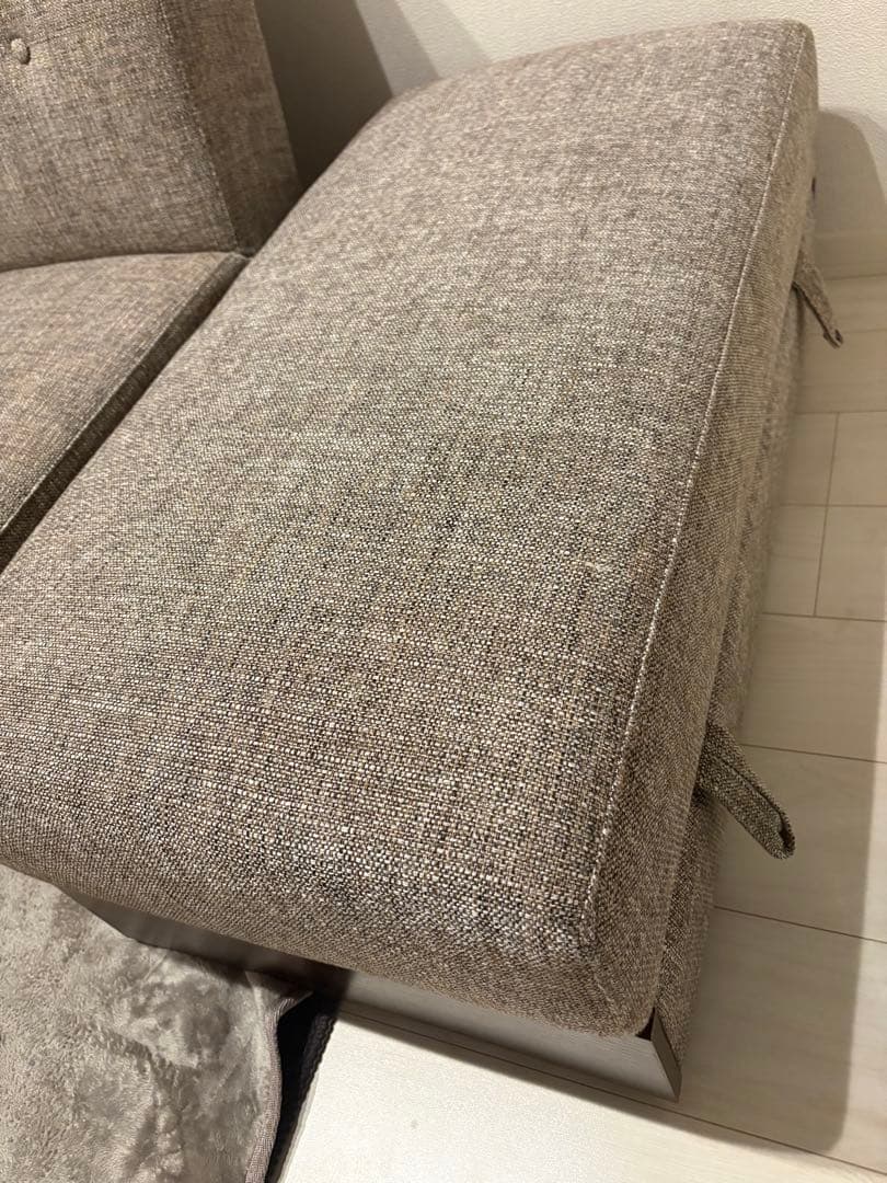 収納付き3人掛け多機能ソファ　209㌢　※オットマンのみ