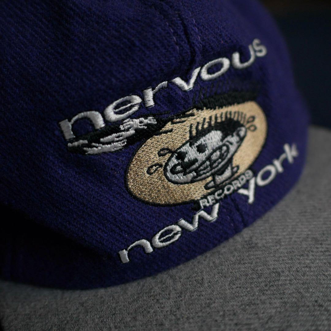 90's nervous records キャップ ヴィンテージ