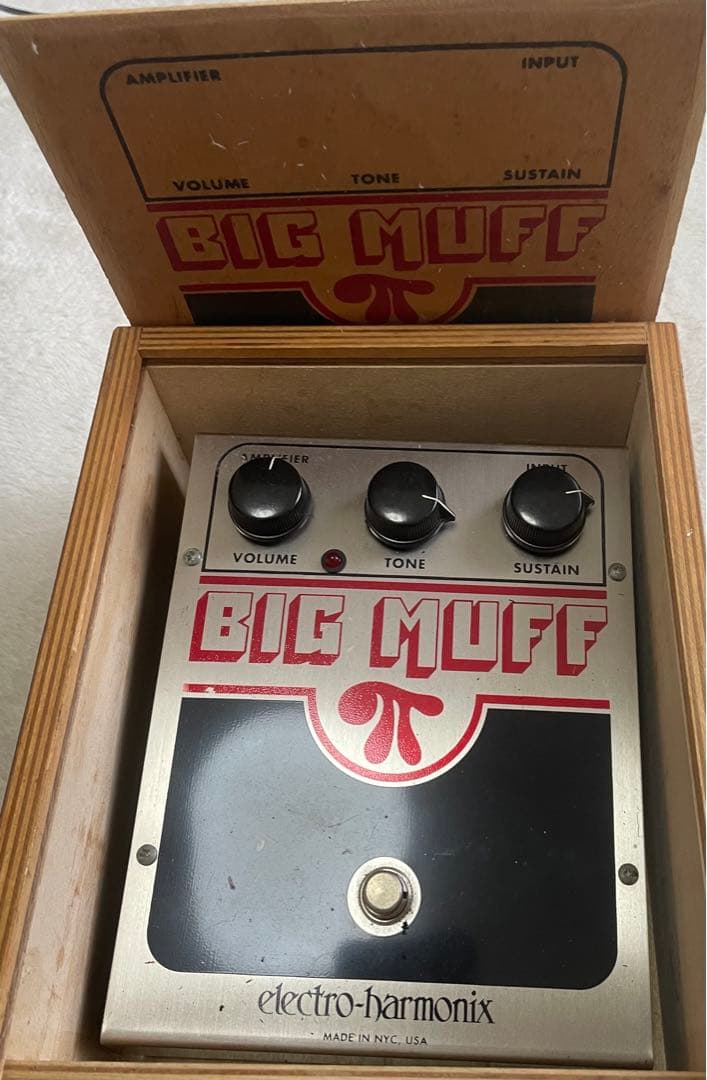 electro-harmonix BIG MUFF 復刻　木箱付きチキンノブ美品