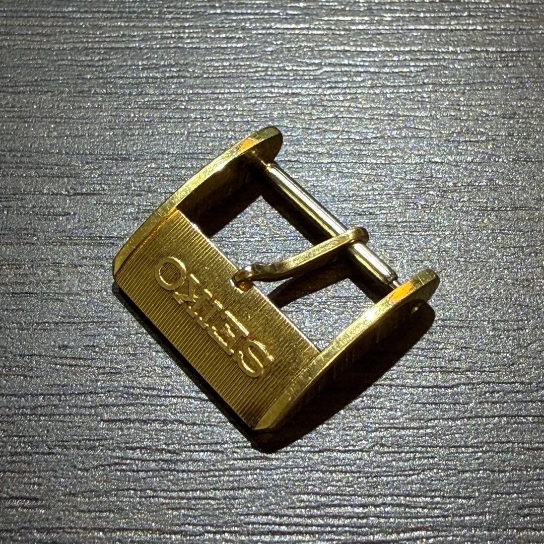 管番186セイコー金色 尾錠 SEIKO 尾錠 GOLD SGP 15mmミリ