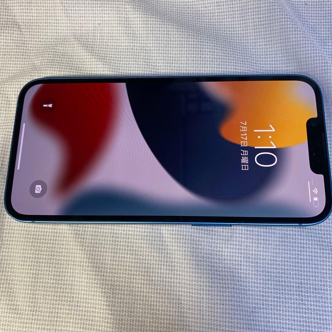 最安値！最大容量100% iPhone 13 128GB ブルー au 4