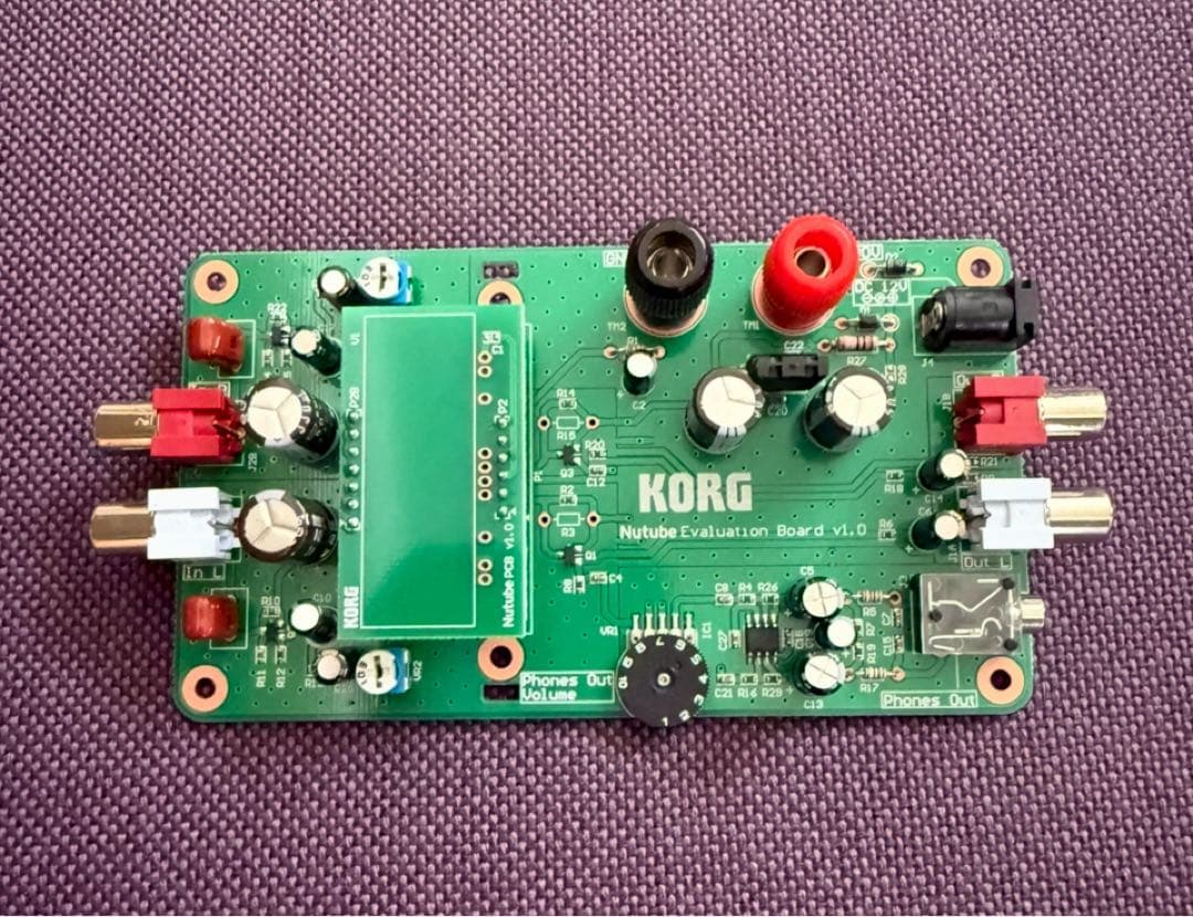KORG Nutube 6P1用評価ボード