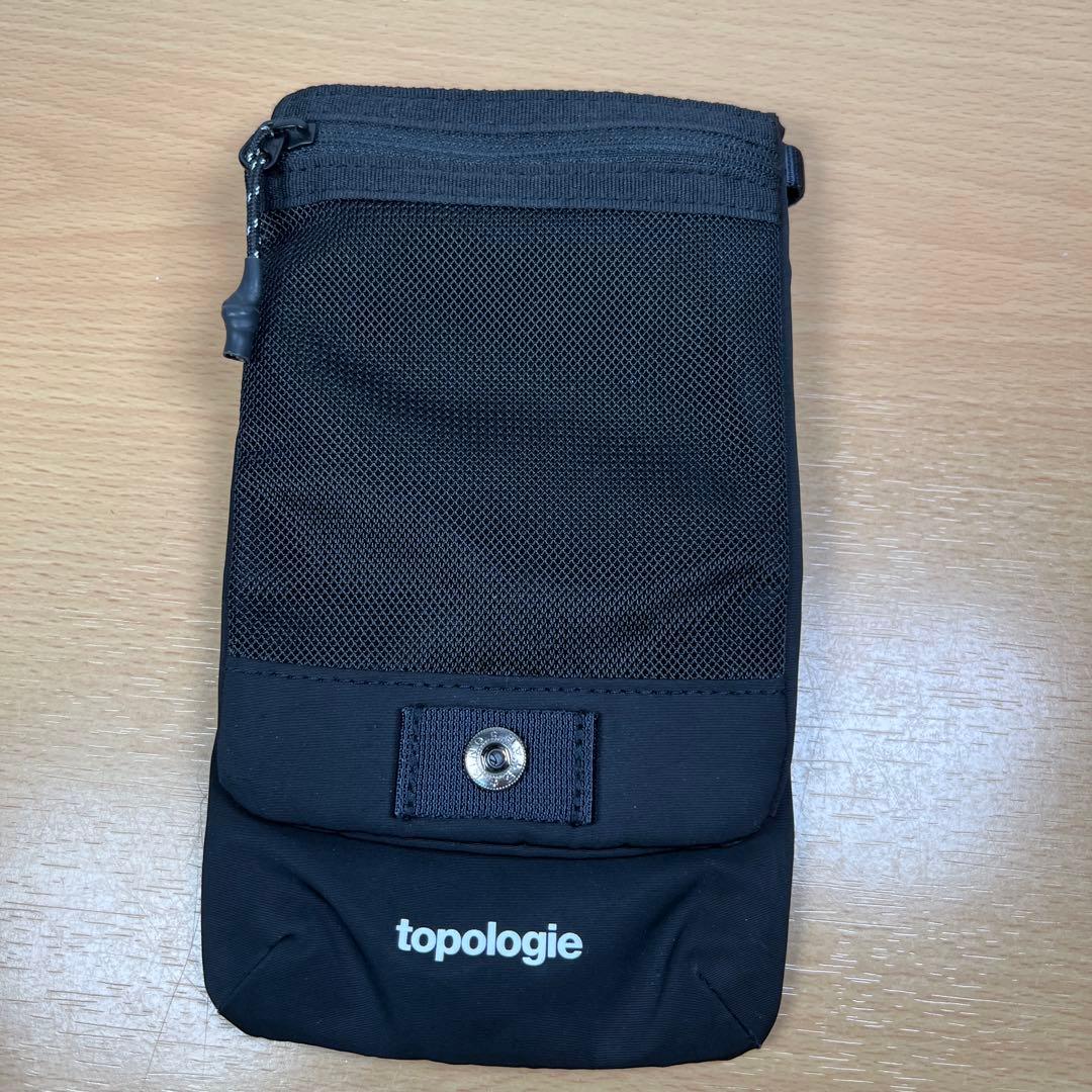 トポロジー　サコッシュ 8ミリロープストラップ　セット　黒