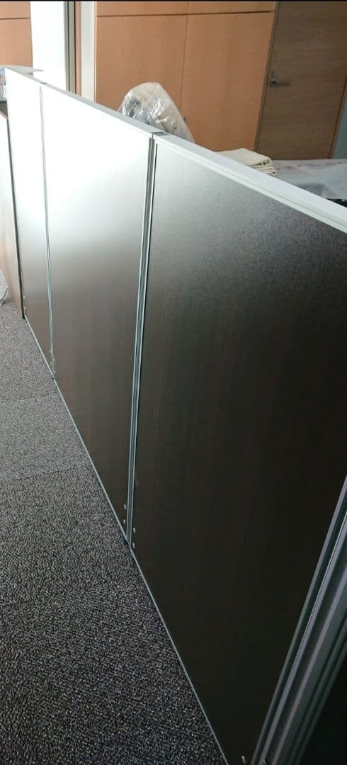 ローパーテーション 木目調 連結可 床置き