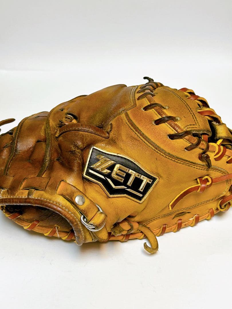 【即使用可・良型】ZETT 硬式キャッチャーミット クリーニング・オイルメンテ済
