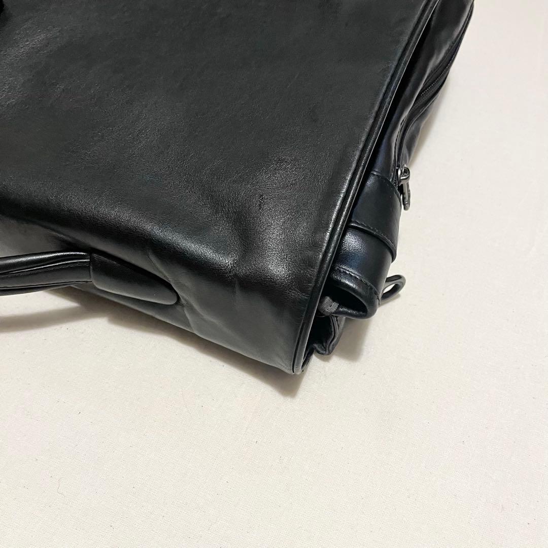 【美品★超レア★96193D4】TUMI レザー 2WAY メッセンジャーバック