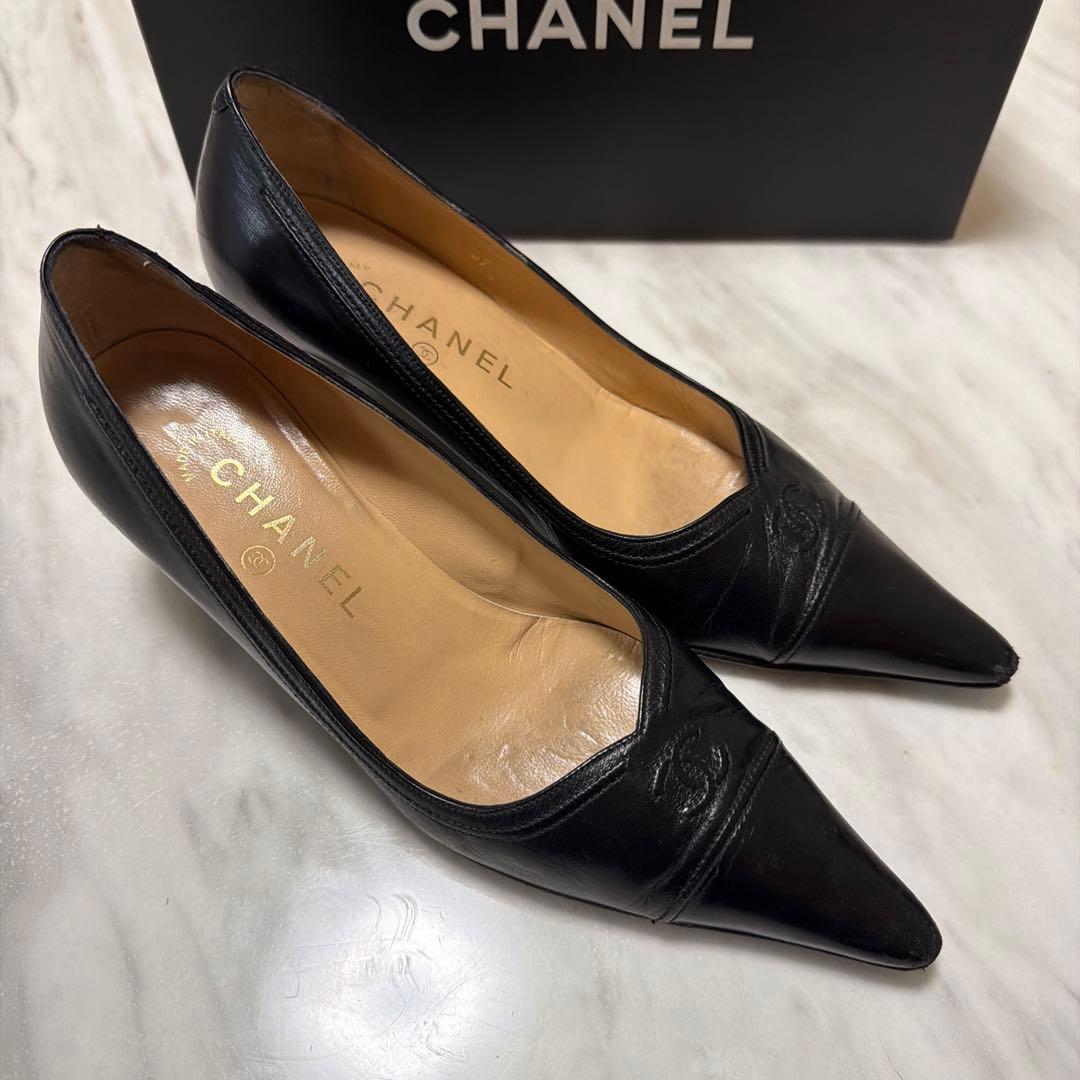 シャネル CHANEL パンプス37