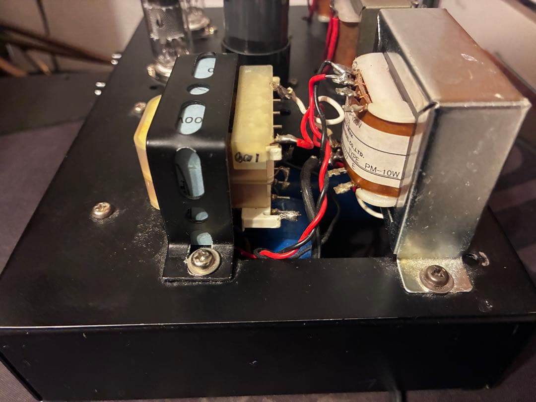 RCA117N シングルアンプ 自作 真空管アンプ