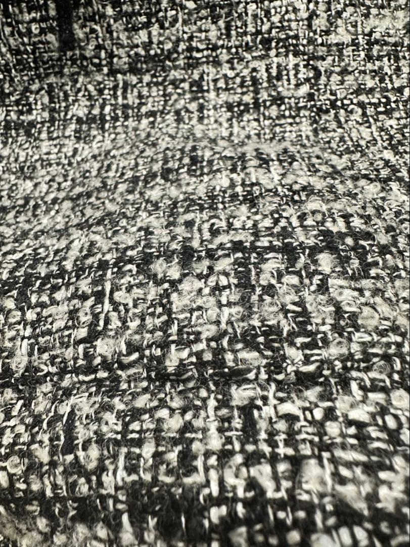 PLST ツイードジャケット ブラック・ホワイト