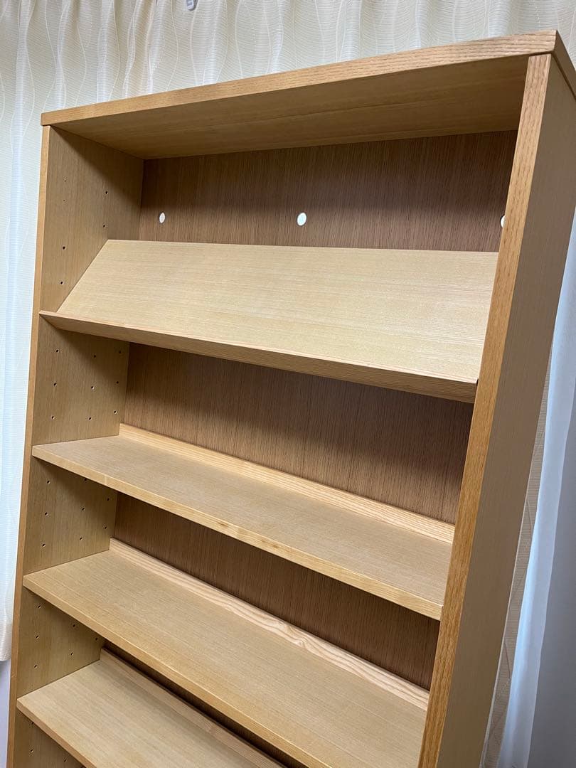 【1/12まで限定値下げ】無印良品 木製本棚 薄型(販売終了品)