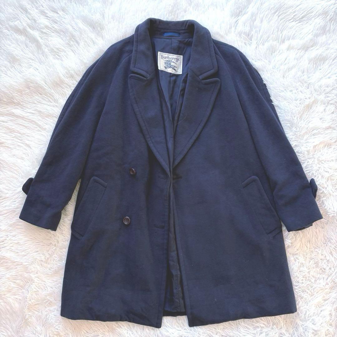 バーバリーズ 90s カシミヤブレンド オールド ダブル チェスターコート