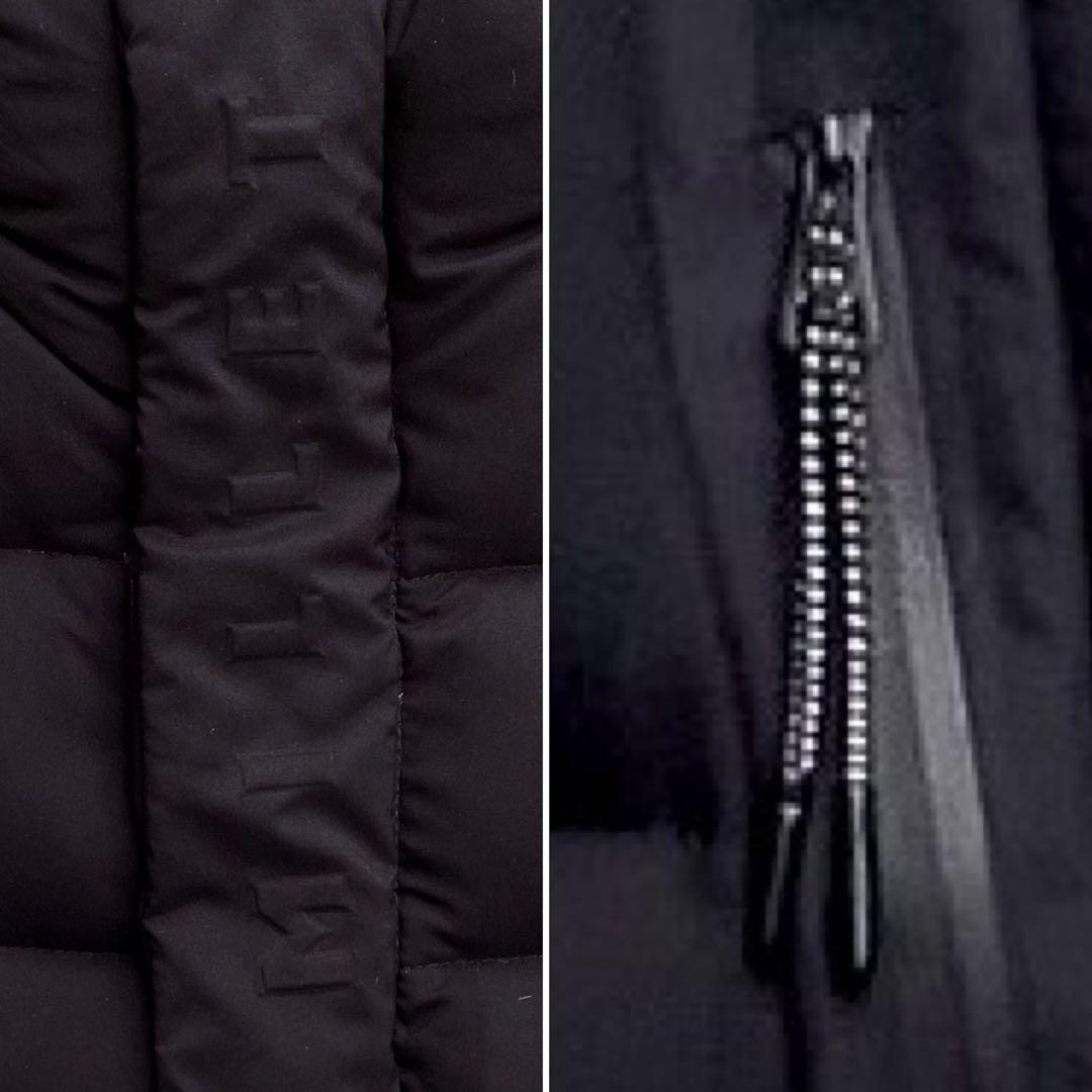 L ミレー ダウンコート ロングダウンジャケット ブラック ベンチコート