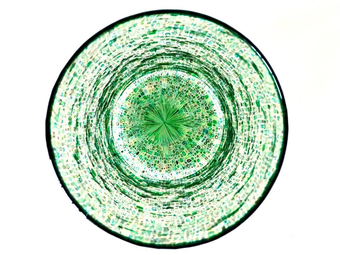 1点もの 潮工房 江波冨士子 ラージサイズ ガラスコップ ムリーニ 吹きガラス