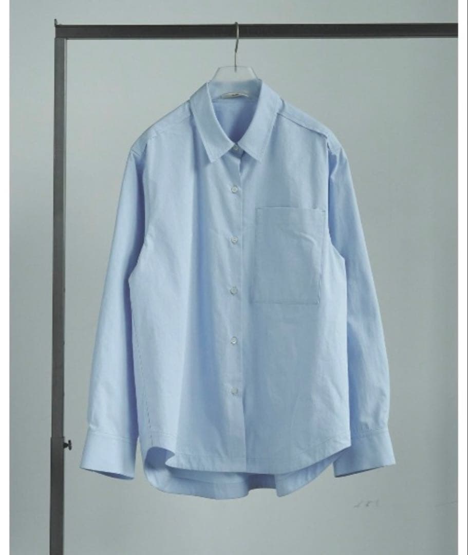 anuke Highcount Over Shirts アイスブルー