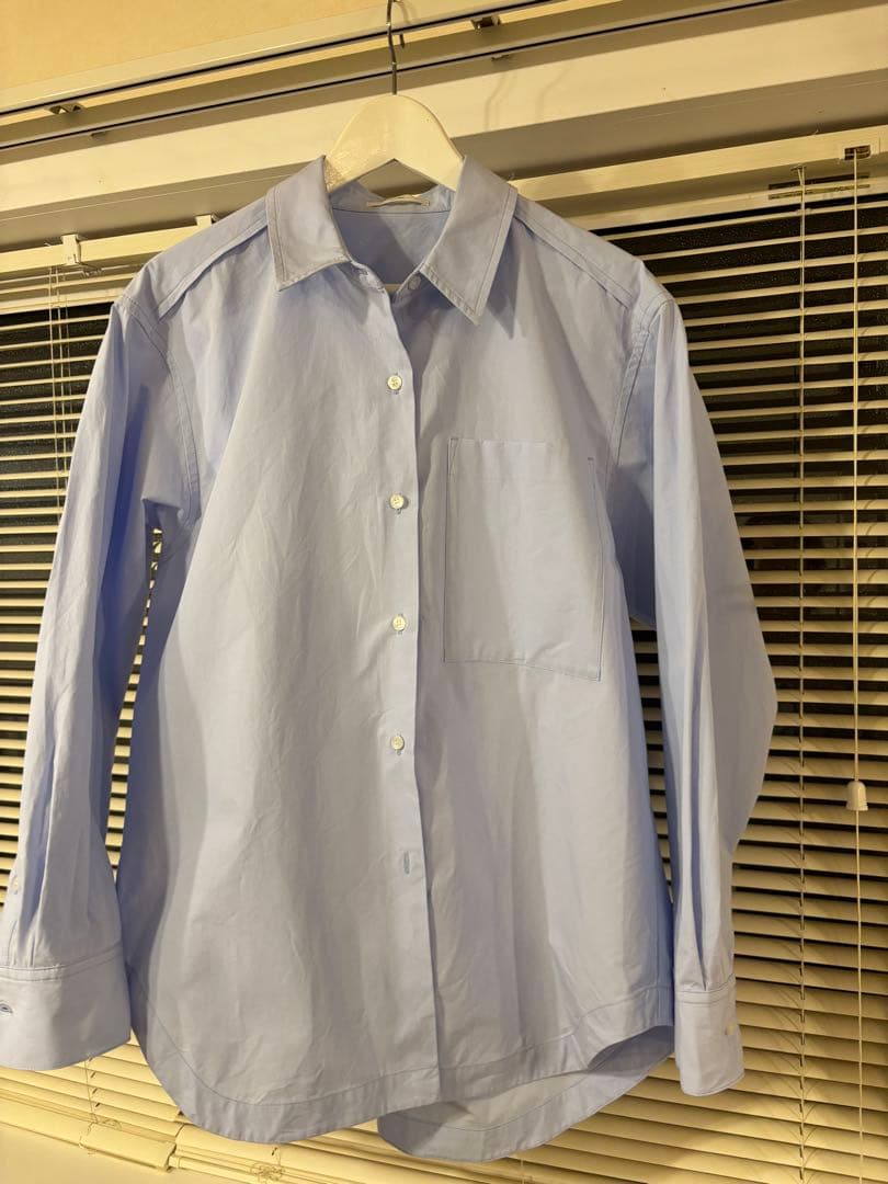 anuke Highcount Over Shirts アイスブルー