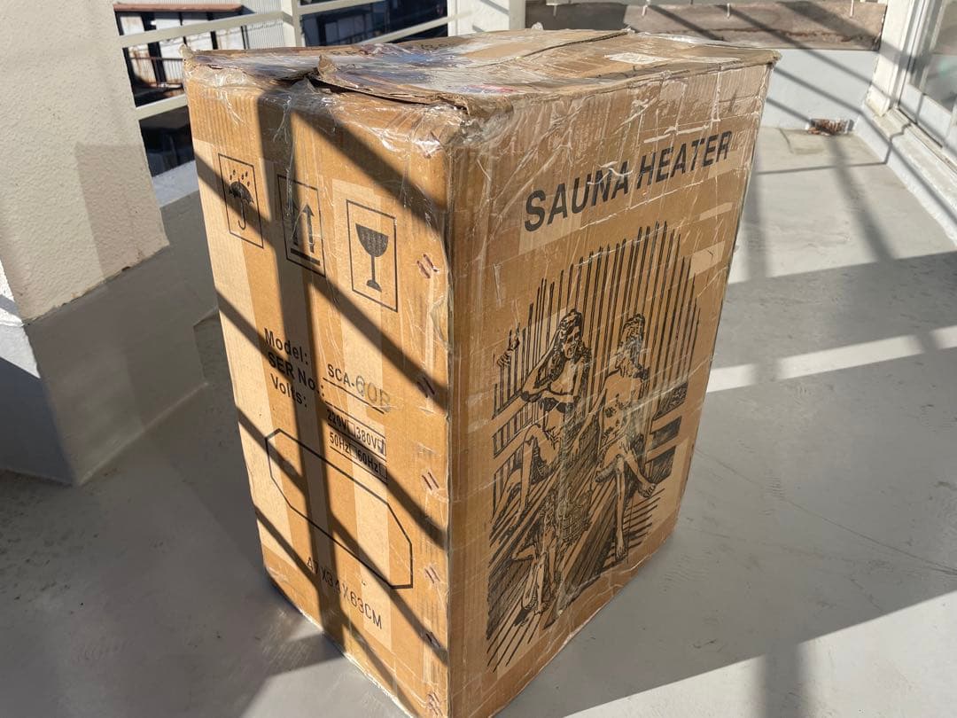 HUAXI サウナヒーター 外部コントロールパネル付き　分電盤工事必要品