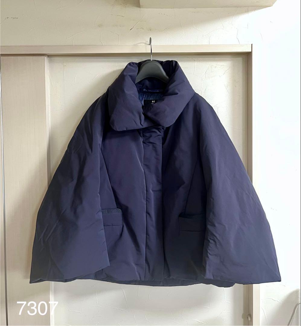 ユニクロ +J ハイブリッドダウンジャケット ネイビー L