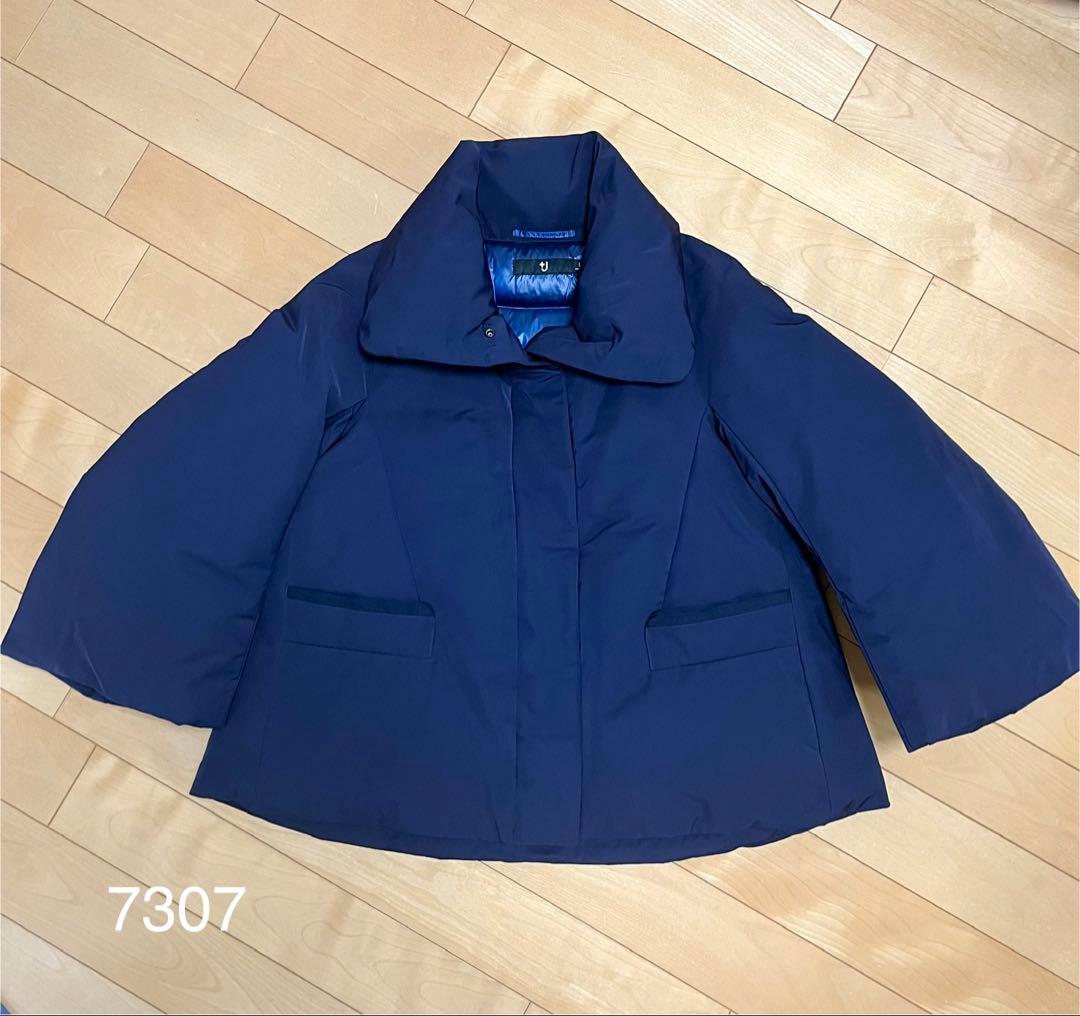 ユニクロ +J ハイブリッドダウンジャケット ネイビー L