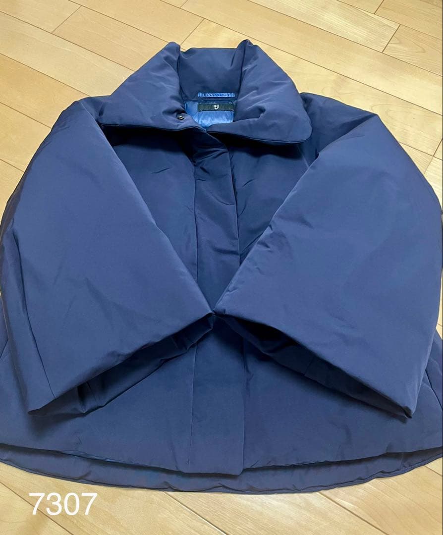 ユニクロ +J ハイブリッドダウンジャケット ネイビー L