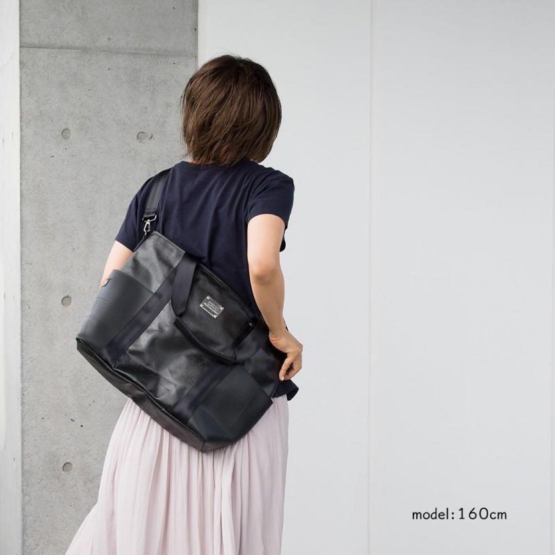 新品　SEAL 森野帆布　コラボ　3WAYトートバッグ　シール　黒　ブラック