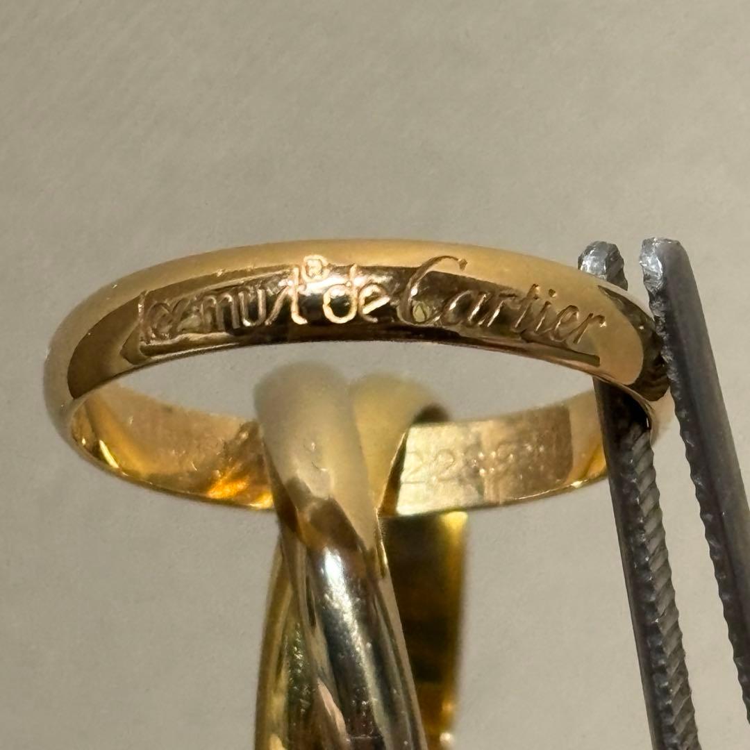 Cartier トリニティリング　#55 9g