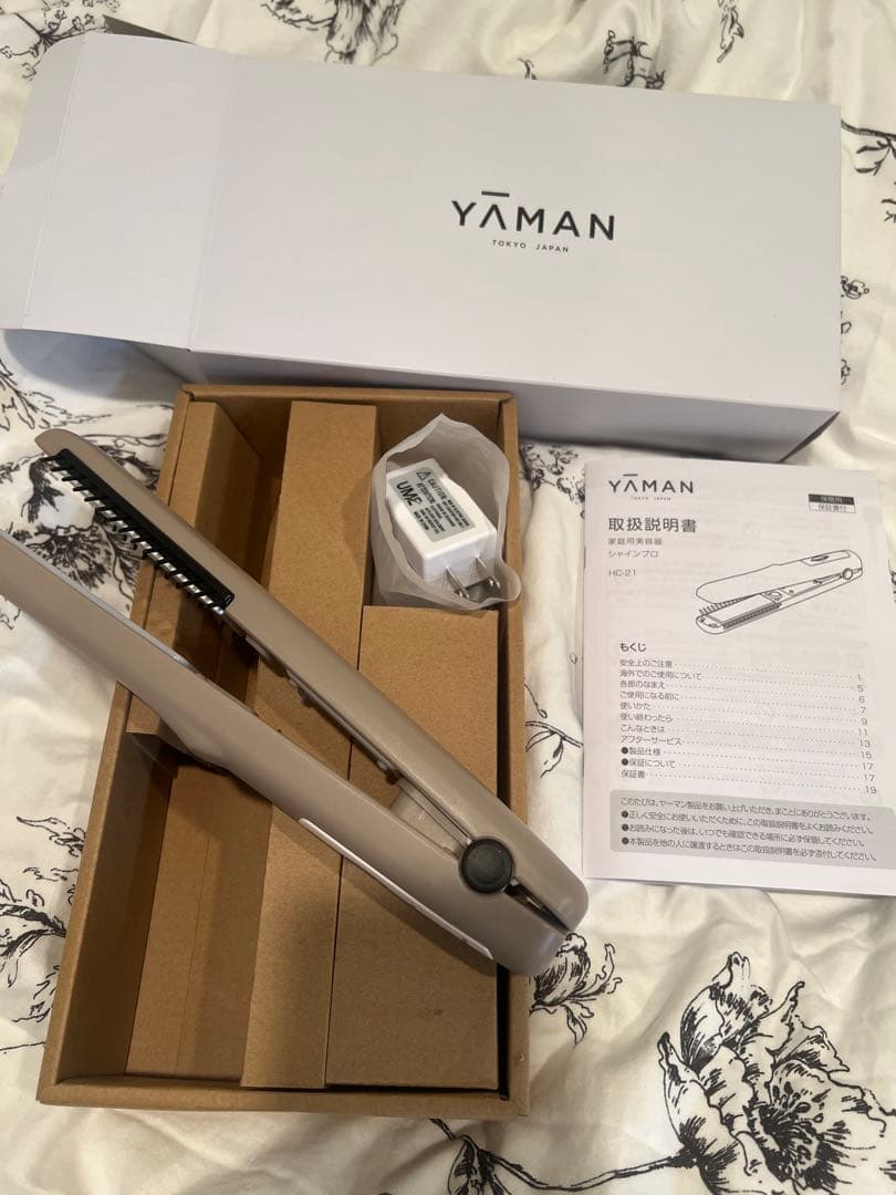 YAMAN ブラシ付きヘアアイロン