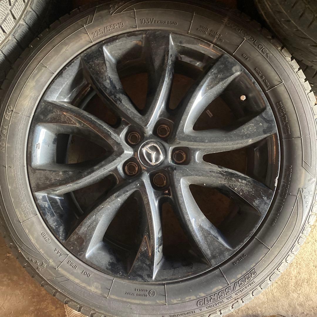 マツダ CX-5 純正 19インチ 225/55R19ホイールセット