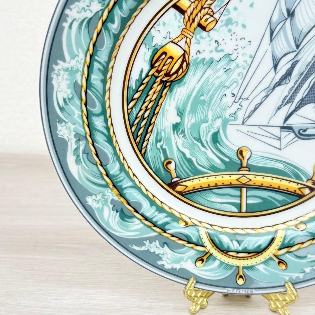 〈未使用〉HERMES パッチワークシリーズ プレート 21cm 突風