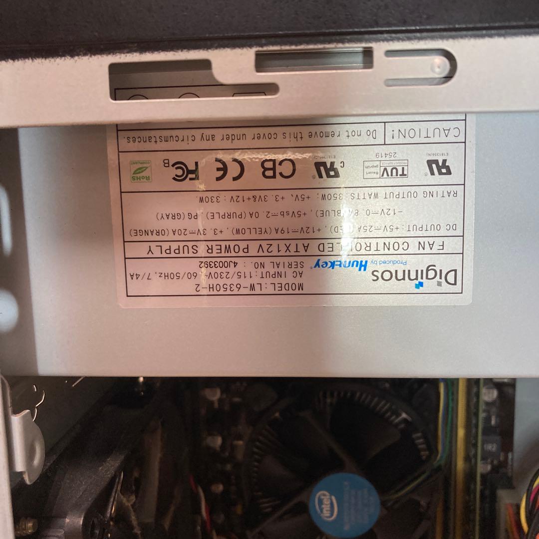 ジャンク品 GTX1050Ti SSD HDD メモリ2枚 本体のみ