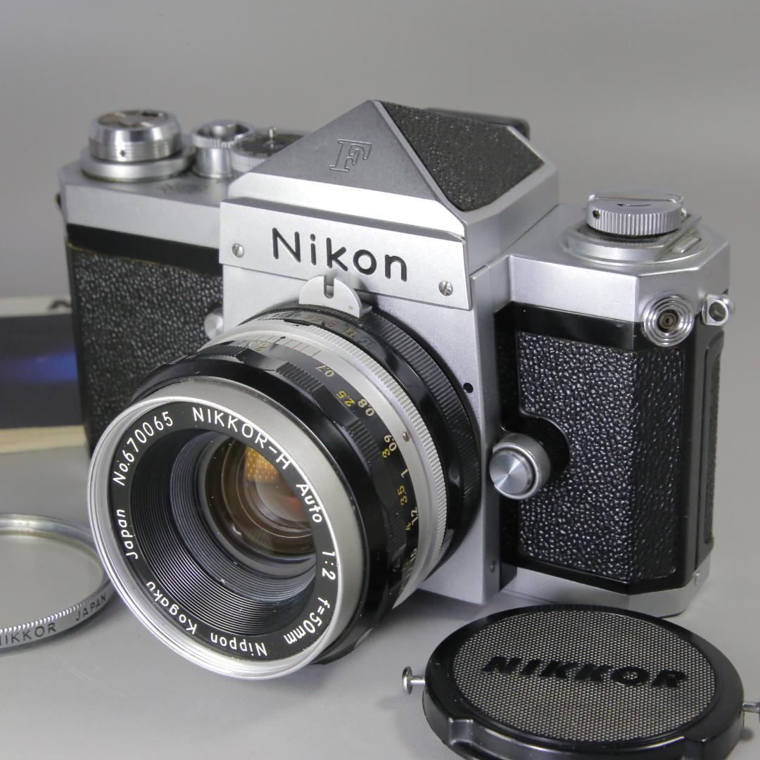 ☆完全動作☆初期 ニコンF アイレベル 50 F2 オールドカメラ #138