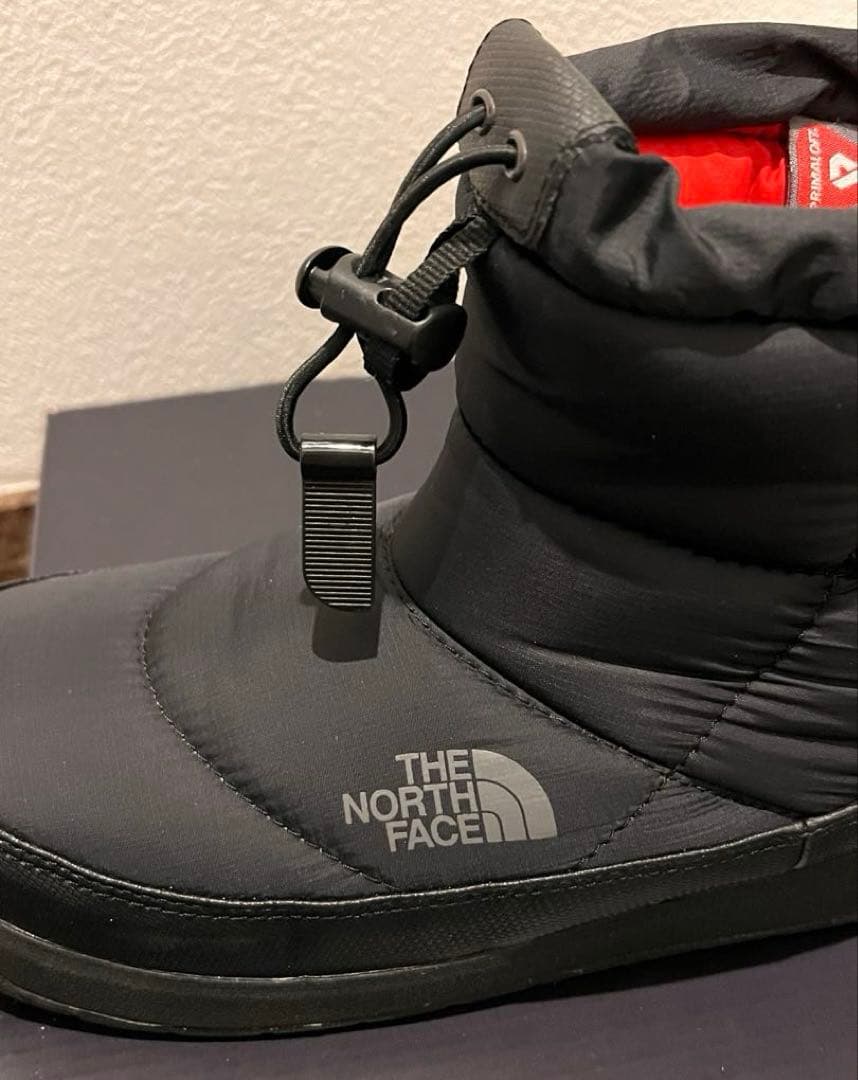 ザノースフェイス ショートブーツ 25㎝ ヌプシ 黒 NFW51686
