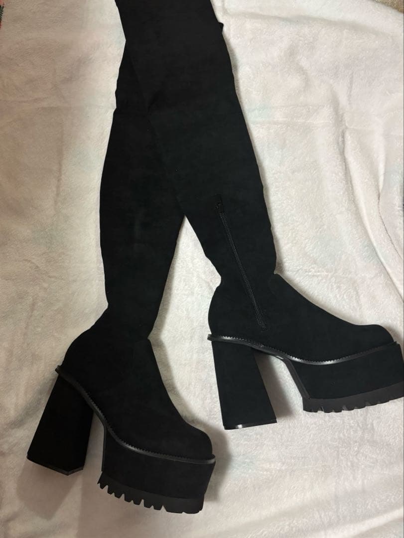 j*3様 スクエアフィットロングブーツ