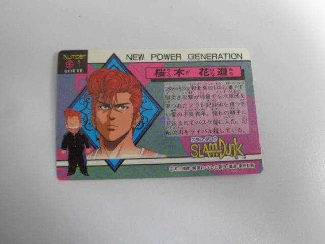 【食玩 未使用】スラムダンク チェンジングカード No.1 ロッテ