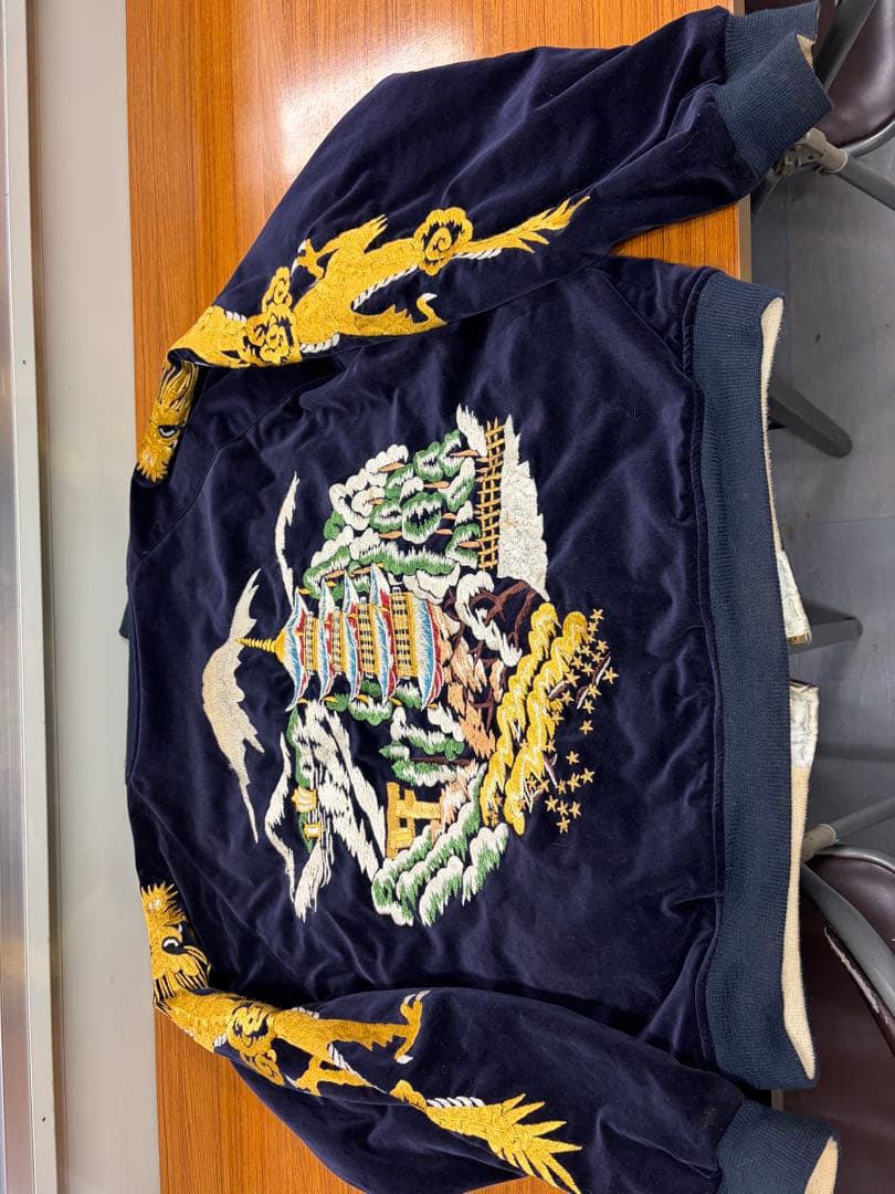 ウエアハウス　スカジャン　別珍紺　42